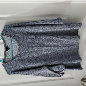 Torrid Navy and White Soft Knit Top, 2X